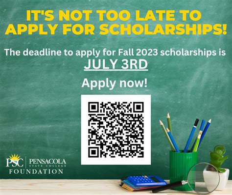 scholarship deadlines for fall 2023
